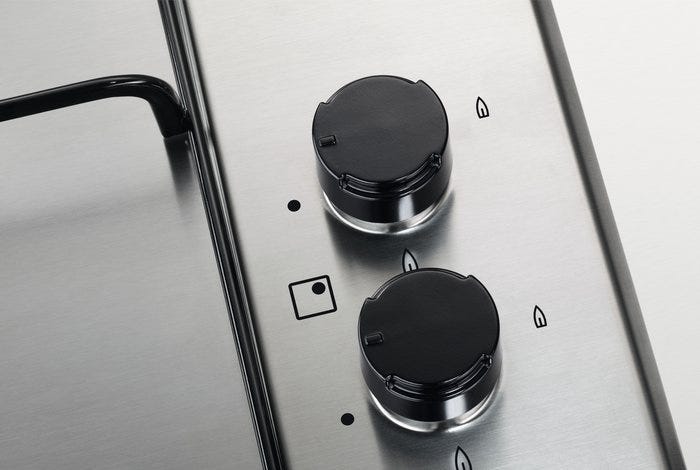 Electrolux EGS6414X Piano cottura a gas cm. 60 - inox antimpronta