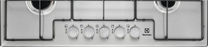 Electrolux EGS7534X Piano cottura a gas cm. 75 - inox