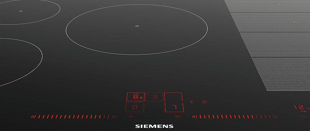 Siemens EX801LVC1E Piano cottura a induzione 80 cm - nero/acciaio inossidabile