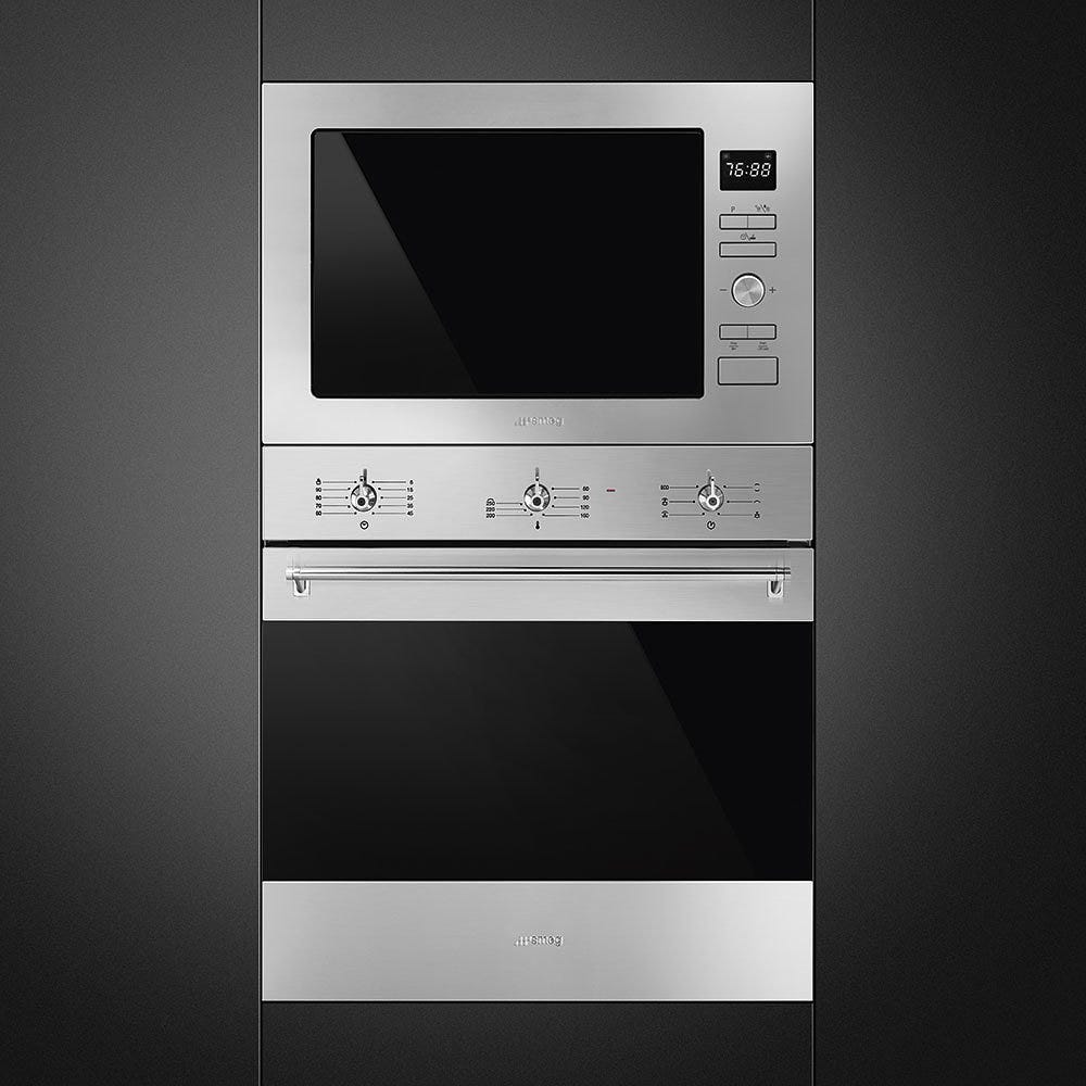 Smeg FMI425X Selezione Forno microonde con grill - cm. 60 h 39 - inox antimpronta