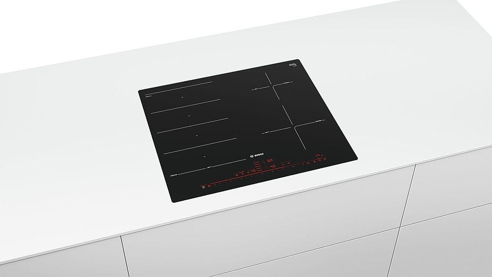 Bosch PXE601DC1E Serie 8 Piano cottura a induzione cm 60 - vetroceramica nero