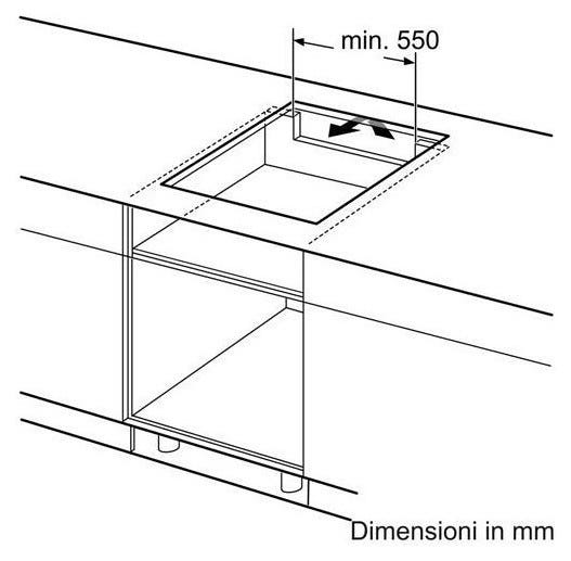 Bosch PXE601DC1E Serie 8 Piano cottura a induzione cm 60 - vetroceramica nero