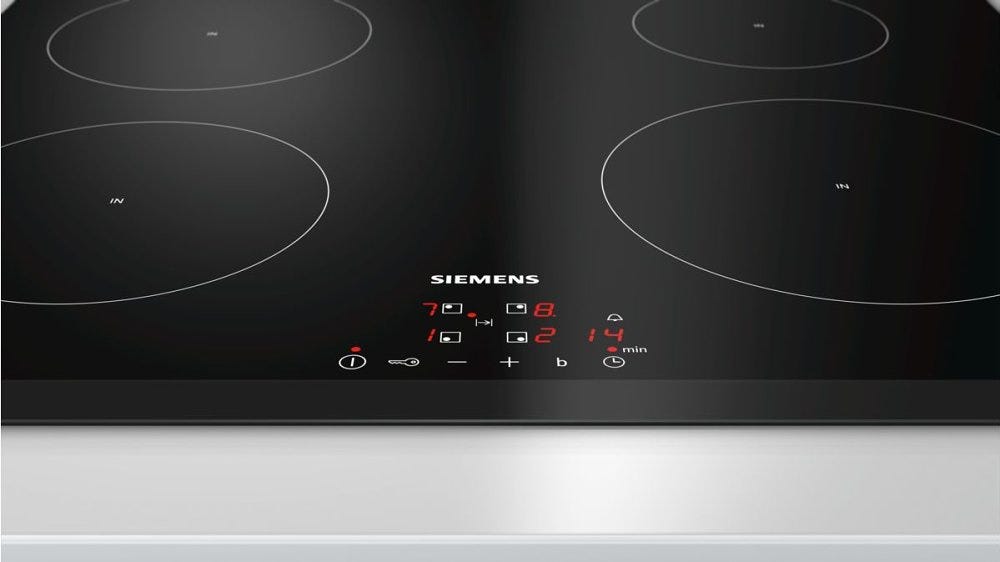 Siemens EH631BEB1E iQ100 Piano cottura a induzione cm. 60 - vetroceramica nero