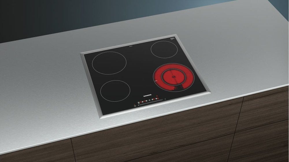 Siemens ET645FFN1E iQ300 Piano cottura elettrico cm. 60 - nero
