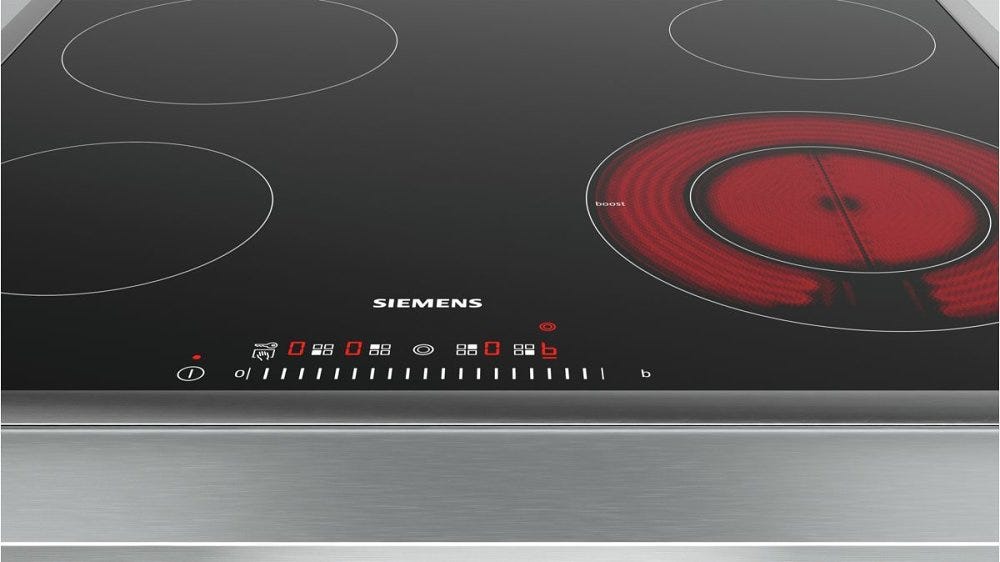 Siemens ET645FFN1E iQ300 Piano cottura elettrico cm. 60 - nero