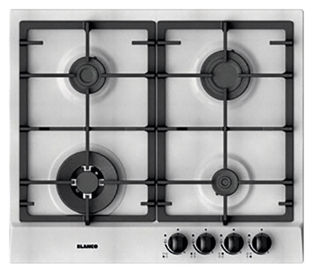 Blanco 1046143 Exclusive 6x5-4 Piano cottura a gas, 4 fuochi, cm 58, silgranit, bianco