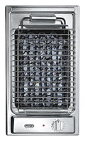 De Longhi BQI13/2 Domino Piano cottura barbecue cm 30 - acciaio inox