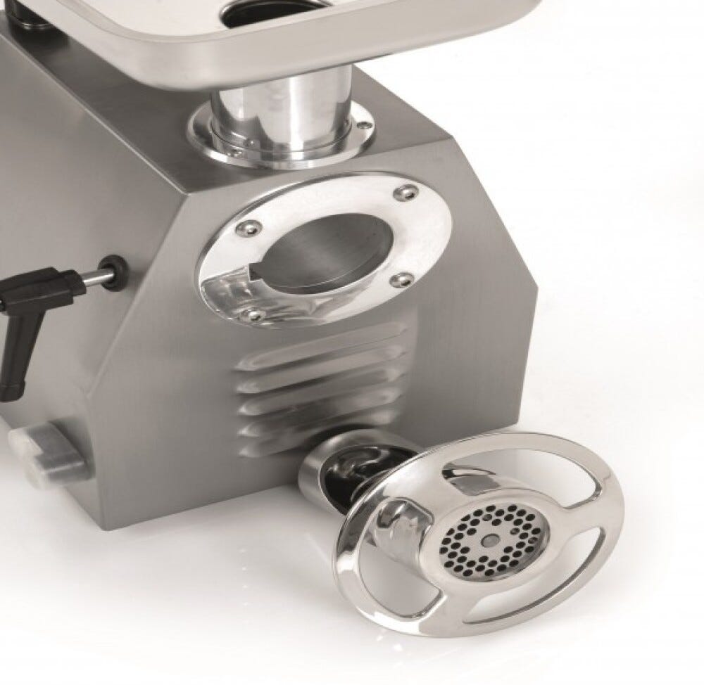 Fama FTI137RS Enterprise Tritacarne monofase, gruppo inox, 400/500 kg/h, ingranaggi a bagno d’olio