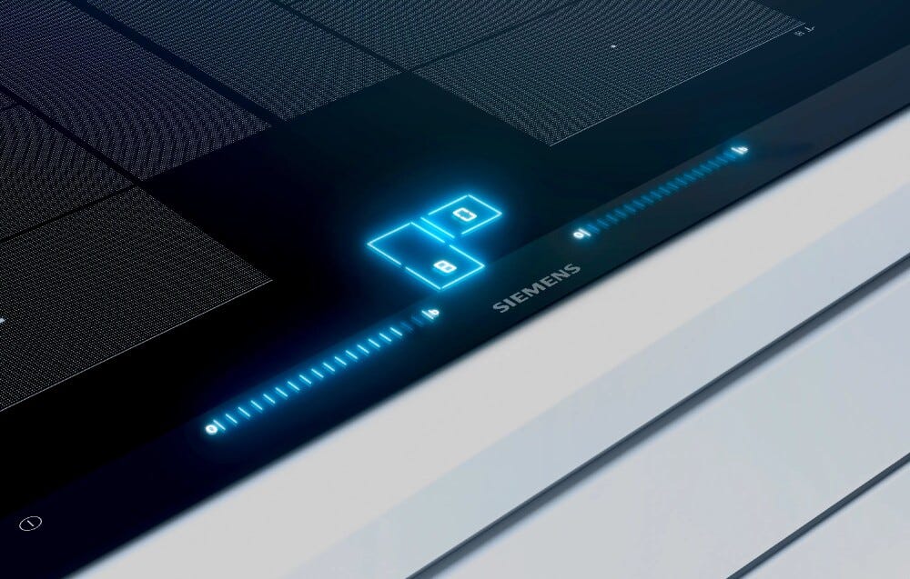 Siemens EX875LYV1E iQ700 Piano cottura a induzione 80 cm, Dual LightSlider, Zone Flexi, vetroceramica nero