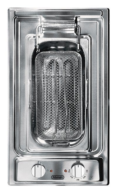 De Longhi FRI13/2 Domino Friggitrice cm 30 - inox