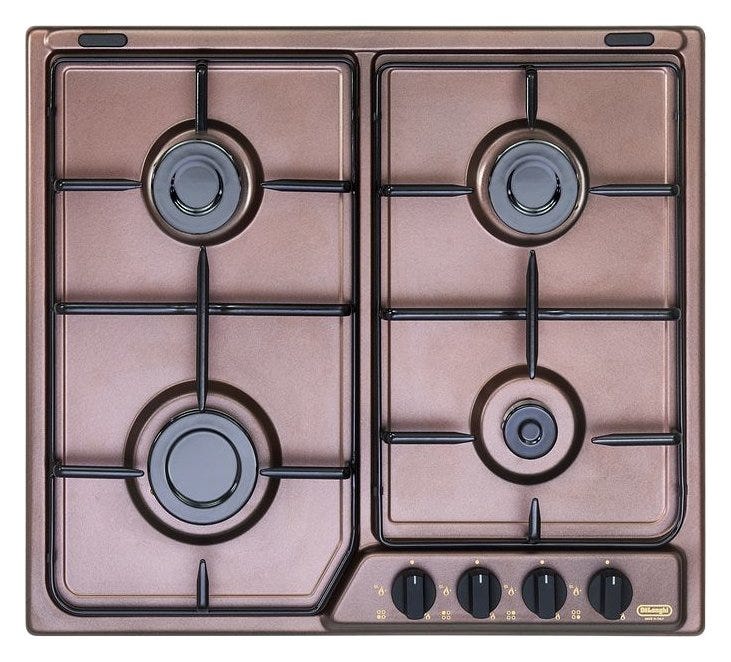 De Longhi FRO46ASV Family Piano cottura a gas cm. 60 - ramato
