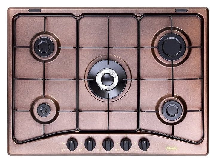 De Longhi FRO57ASV Family Piano cottura a gas cm. 70 - ramato