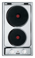 De Longhi I23/2ER Domino Piano cottura elettrico cm. 30 - inox