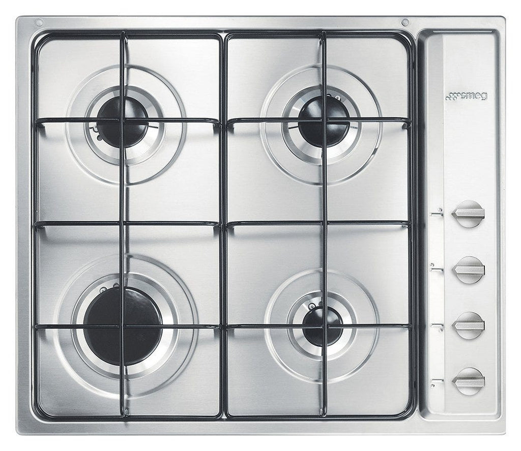 Smeg S64S Selezione Piano cottura a gas cm. 60 - 4 fuochi - inox