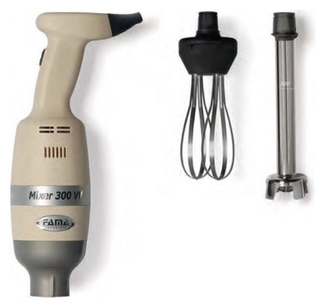 Fama FM500VVC300 Giò Light Mixer Light + Mescolatore 300 mm + Frusta FAFL, 500 W, 9 velocità, tecnologia SRS