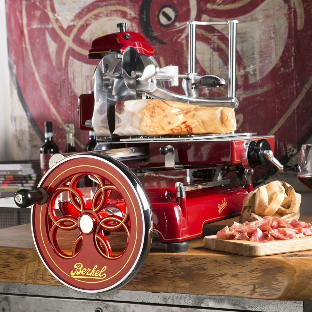 Berkel Volano B3 Affettatrice manuale a volano lama 300 mm - rosso
