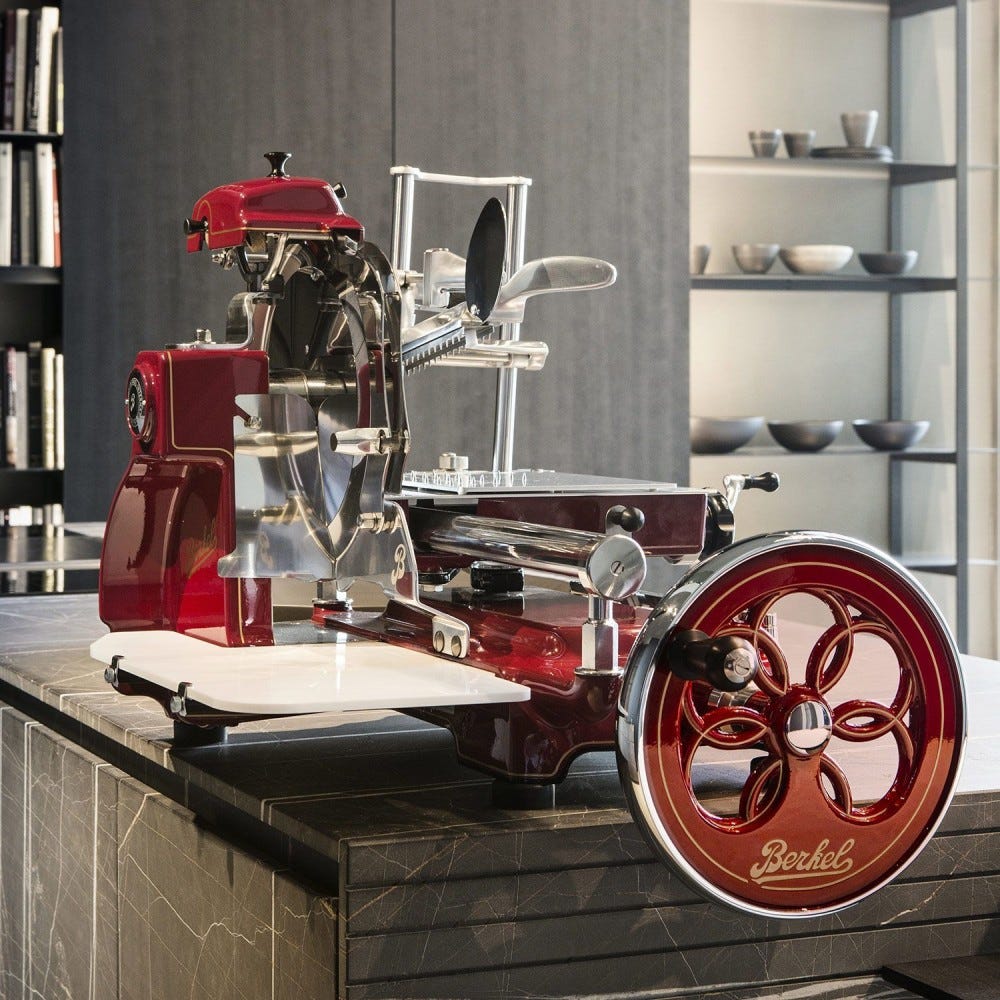 Berkel Volano B3 Affettatrice manuale a volano lama 300 mm - rosso
