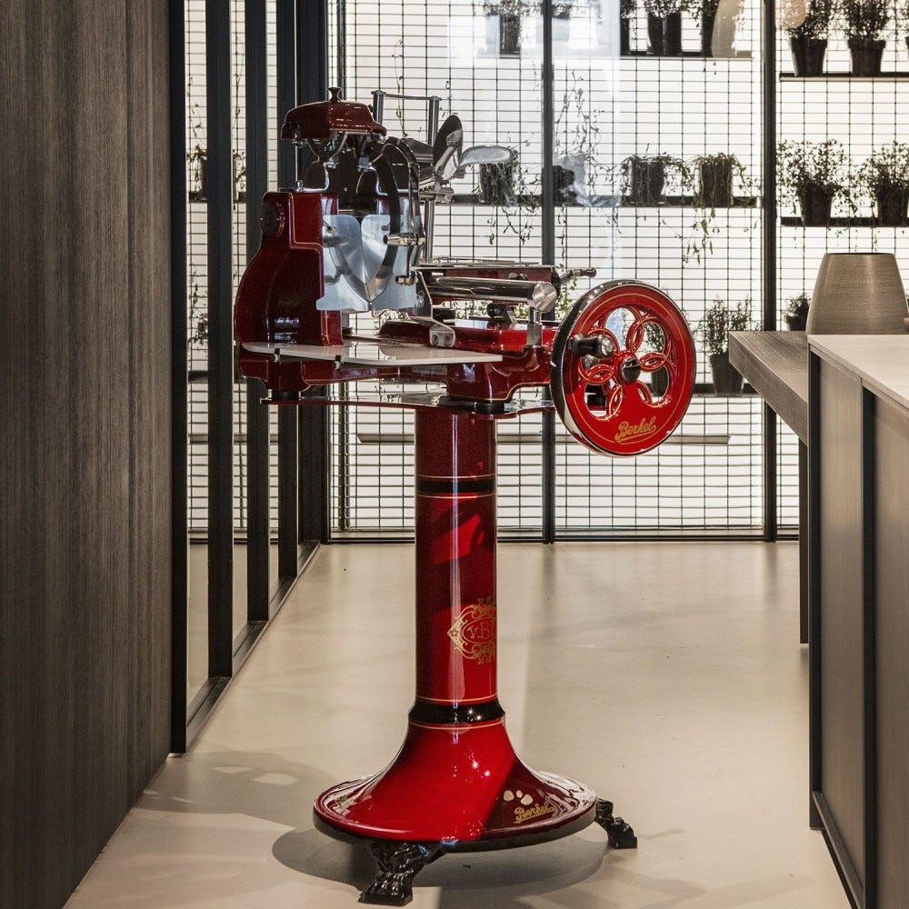 Berkel Volano B3 Affettatrice manuale a volano lama 300 mm - rosso