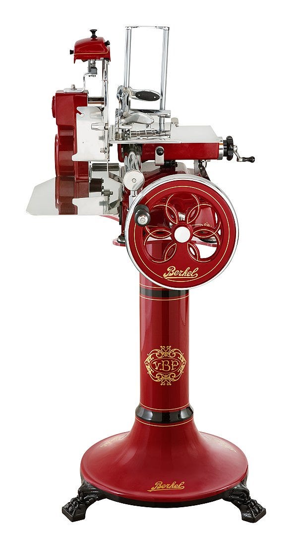 Berkel Volano Tribute Affettatrice manuale a volano lama 300 mm. - rossa