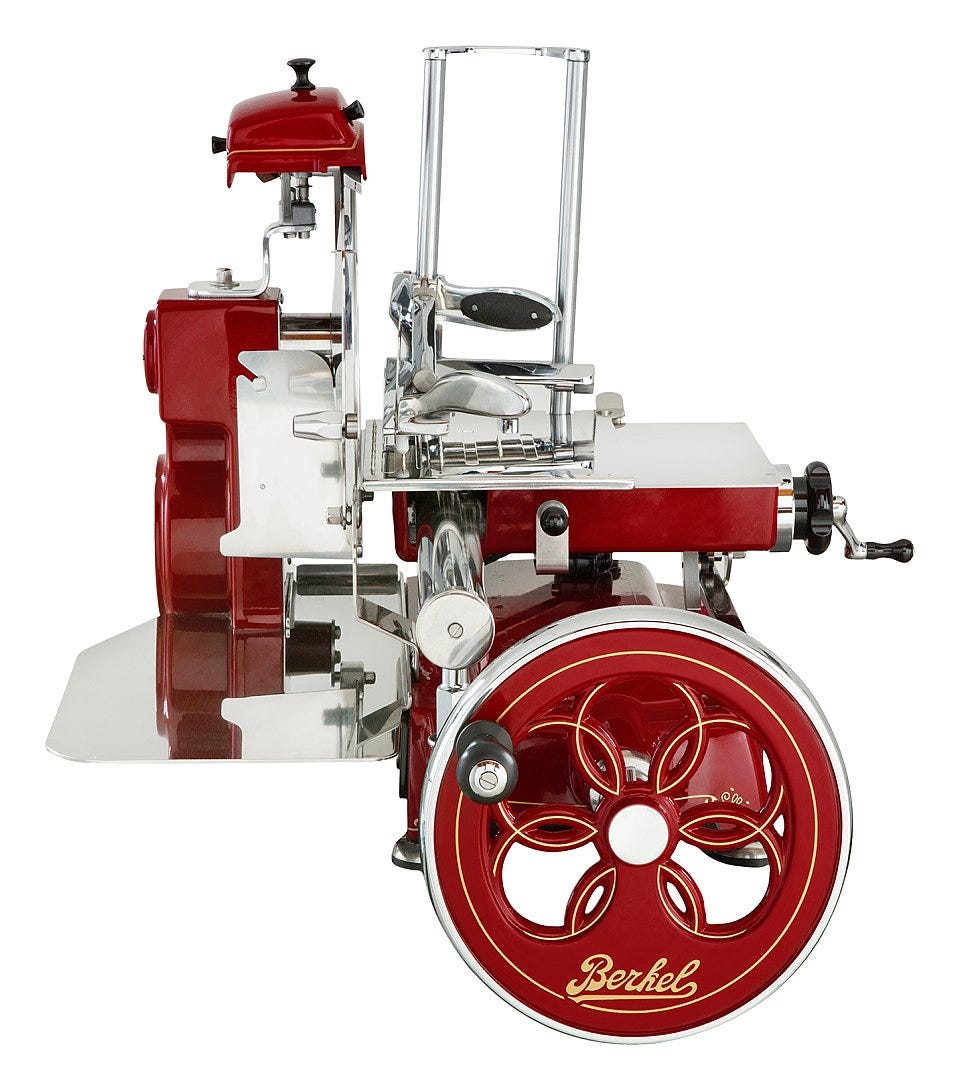 Berkel Volano Tribute Affettatrice manuale a volano lama 300 mm. - rossa