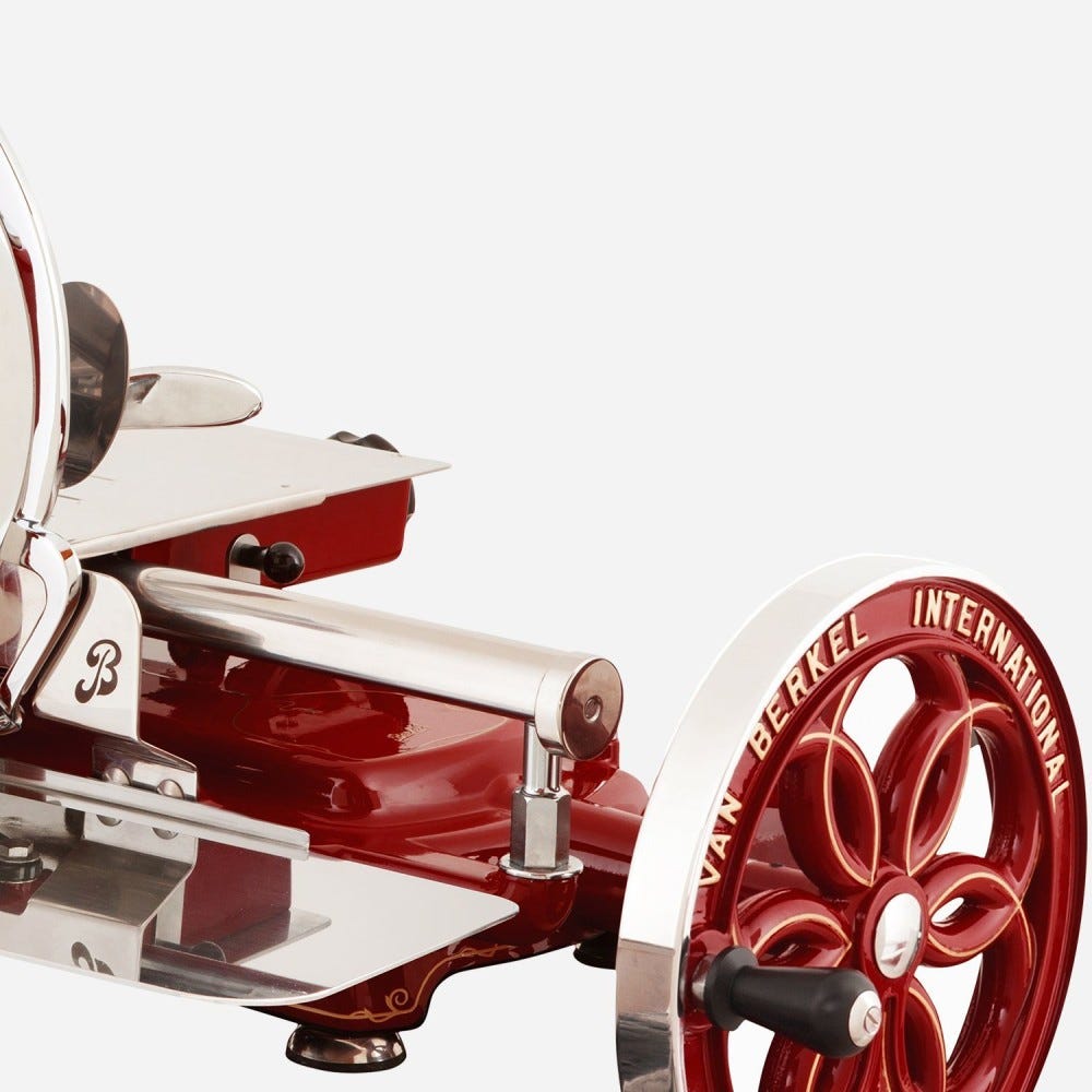 Berkel Volano B114 Affettatrice manuale a volano lama 320 mm - rossa