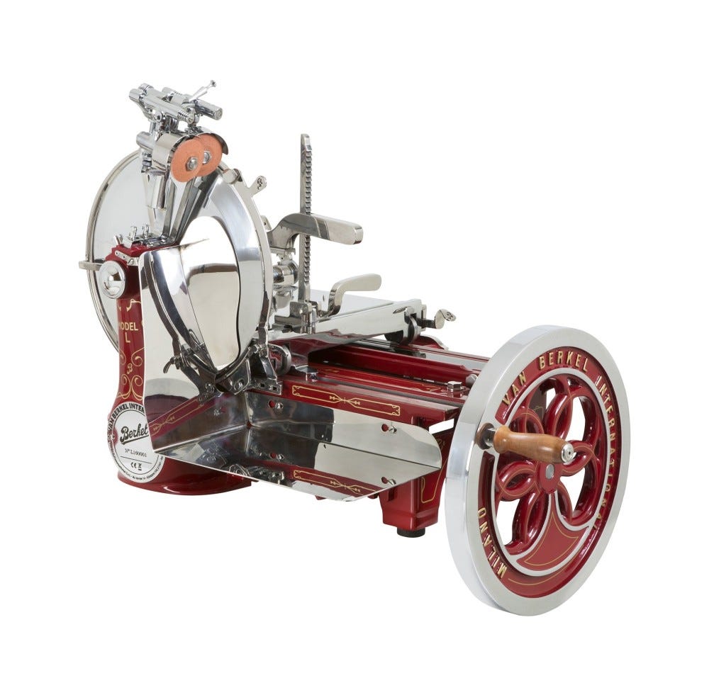 Berkel Volano L16 Affettatrice manuale a volano lama 350 mm - rosso