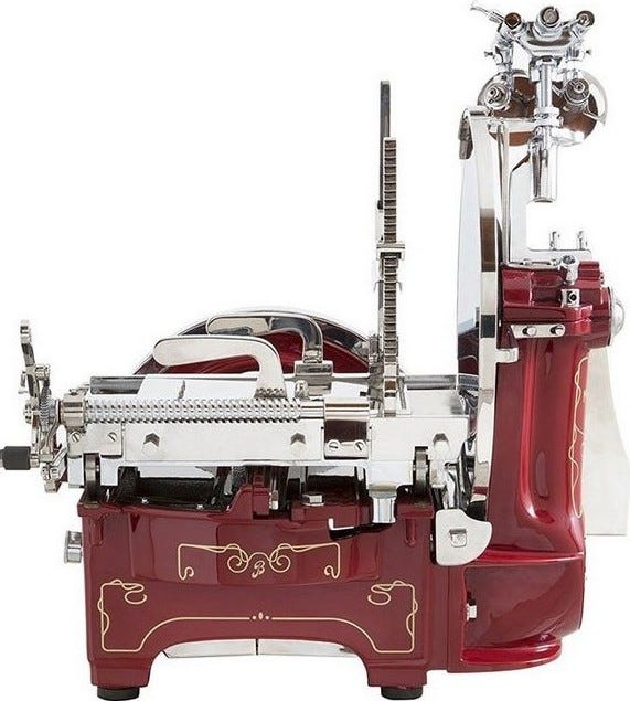Berkel Volano L16 Affettatrice manuale a volano lama 350 mm - rosso