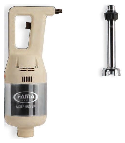 Fama FM550VF600 Giò Heavy Mixer ad immersione 550 VF con mescolatore 600 mm, 550 Watt, velocità fissa