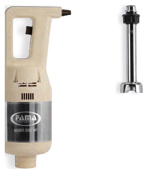 Fama FM550VV600 Mixer ad immersione 550 VV con mescolatore 600 mm, 550 Watt, velocità variabile, sistema SRS