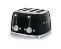 Smeg Selection TSF03BLEU 50's Style Tostapane 4x4 fette - nero Lucido