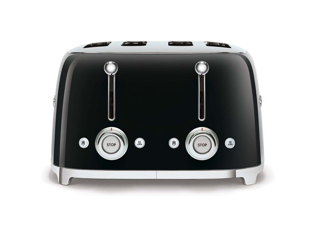 Smeg Selection TSF03BLEU 50's Style Tostapane 4x4 fette - nero Lucido