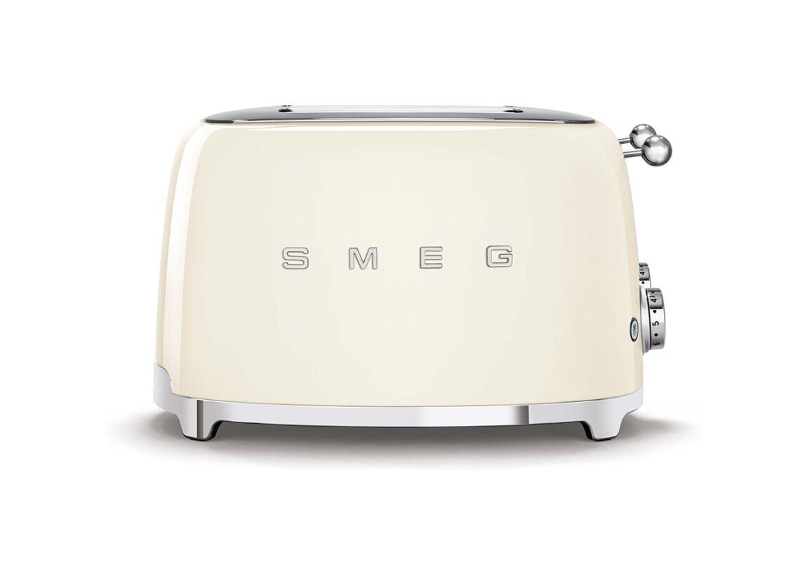 Smeg Selection TSF03CREU 50's Style Tostapane 4x4 fette - Panna Lucido