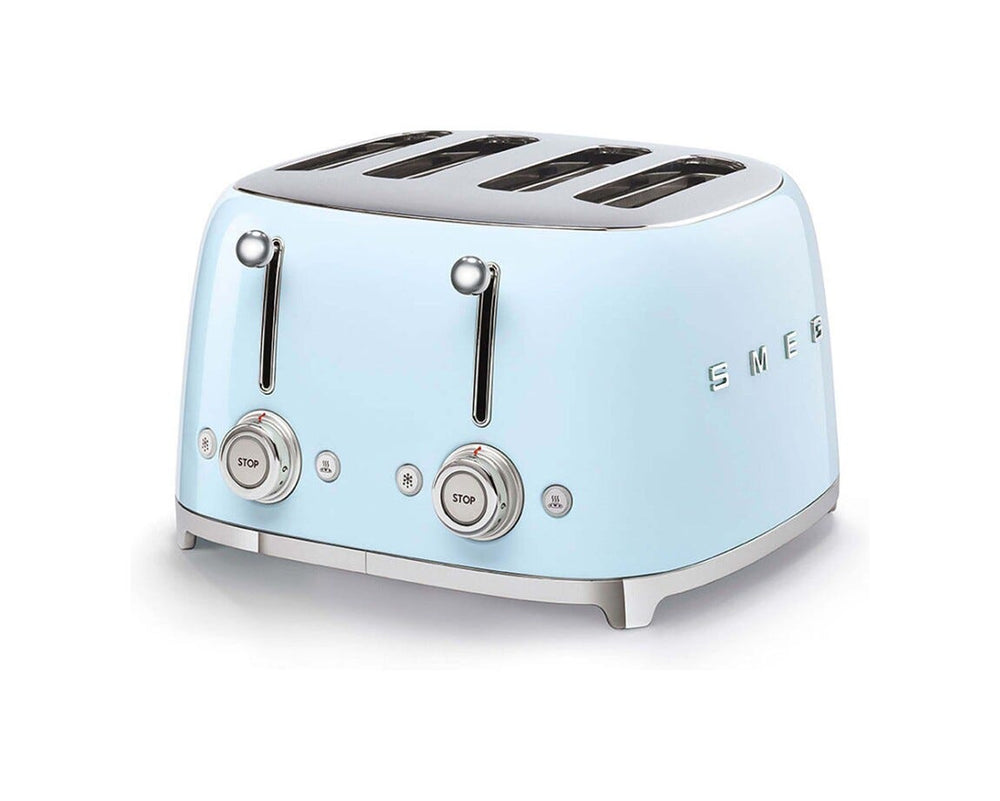 Smeg Selection TSF03PBEU 50's Style Tostapane 4x4 fette - Azzurro Lucido