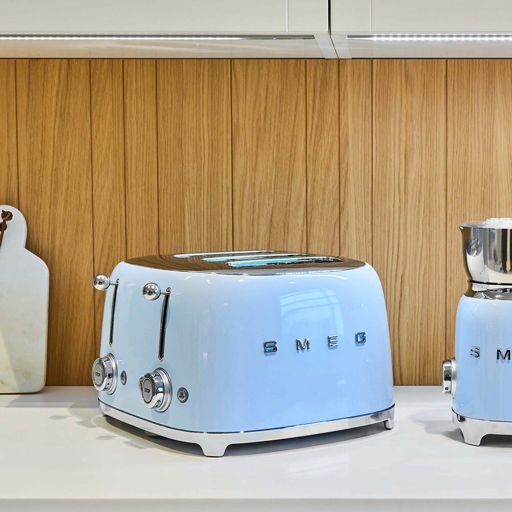 Smeg Selection TSF03PBEU 50's Style Tostapane 4x4 fette - Azzurro Lucido