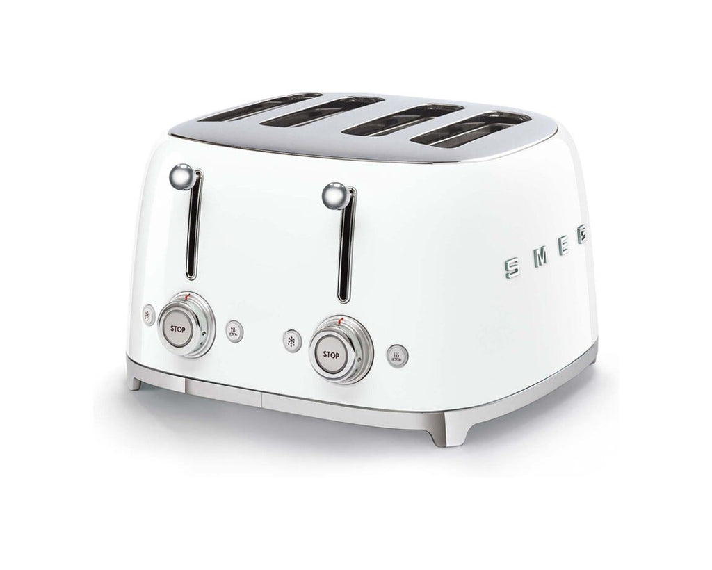 Smeg Selection TSF03WHEU 50's Style Tostapane 4x4 fette - Bianco Lucido