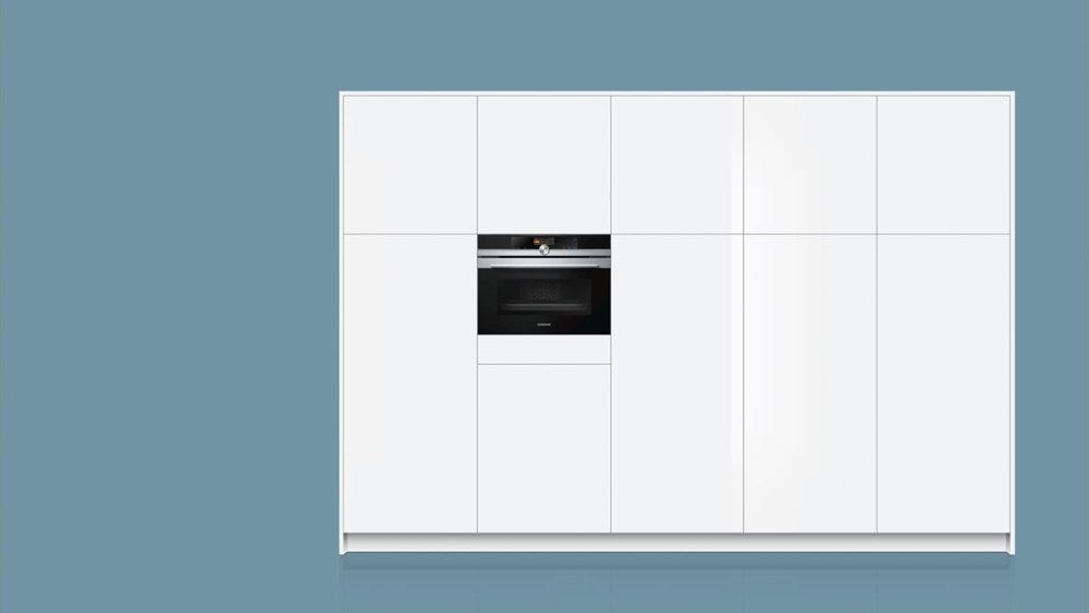 Siemens CS656GBS2 IQ700 Forno compatto combinato vapore cm. 60 h 45 - nero