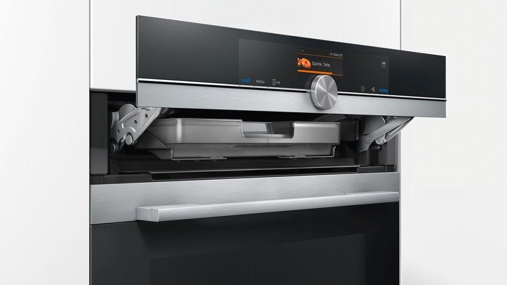 Siemens CS656GBS2 IQ700 Forno compatto combinato vapore cm. 60 h 45 - nero
