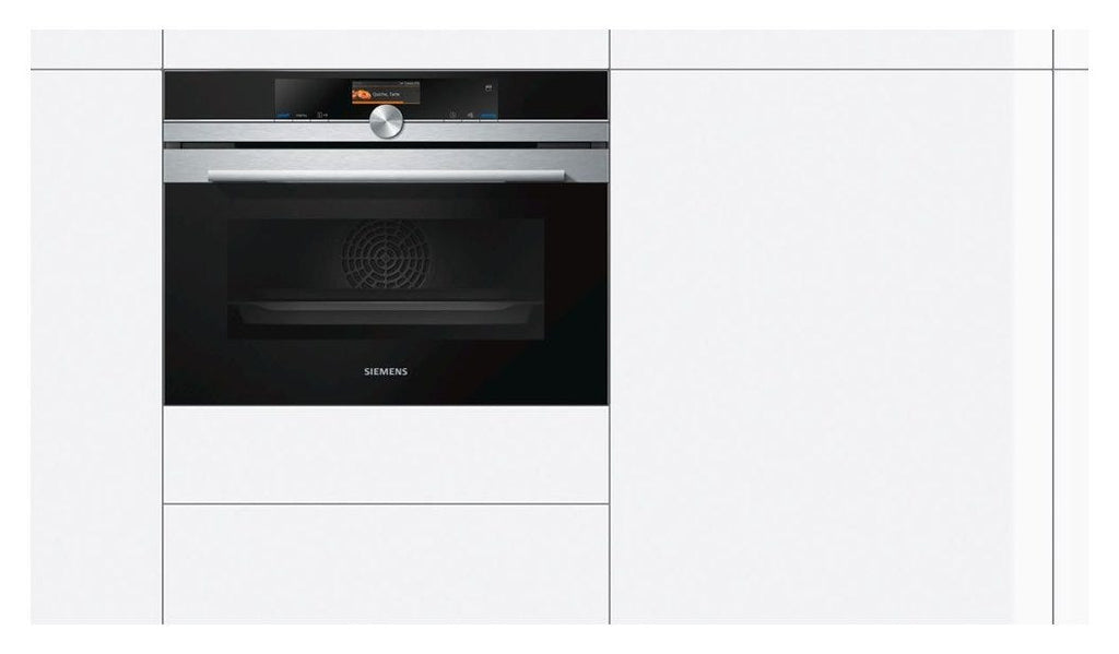 Siemens CS656GBS2 IQ700 Forno compatto combinato vapore cm. 60 h 45 - nero