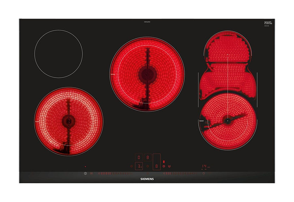 Siemens ET875LMP1D iQ500 Piano cottura elettrico cm. 80 - vetroceramica nero
