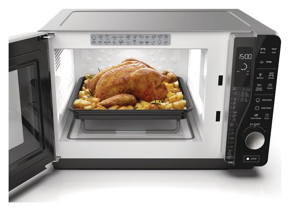 Whirlpool MWF427SL Forno microonde a libera installazione cm 49, h 32cm - argento