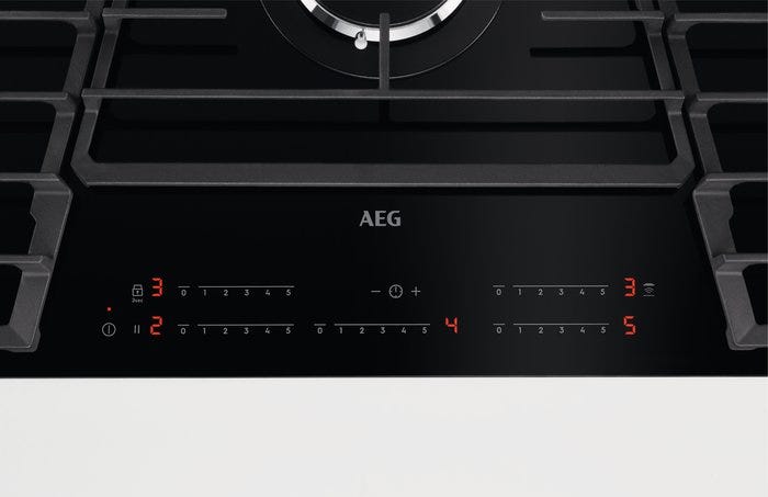 AEG HVB75450IB 949 770 075 Piano cottura incasso a gas cm. 75 - vetroceramica nero