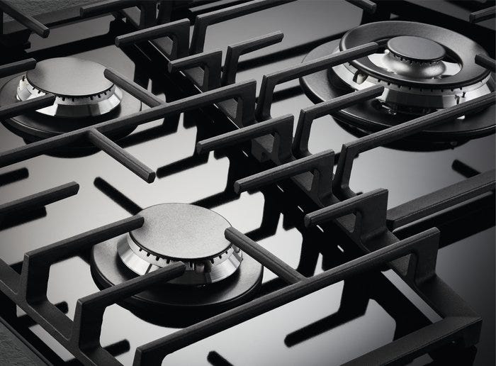 AEG HVB75450IB 949 770 075 Piano cottura incasso a gas cm. 75 - vetroceramica nero