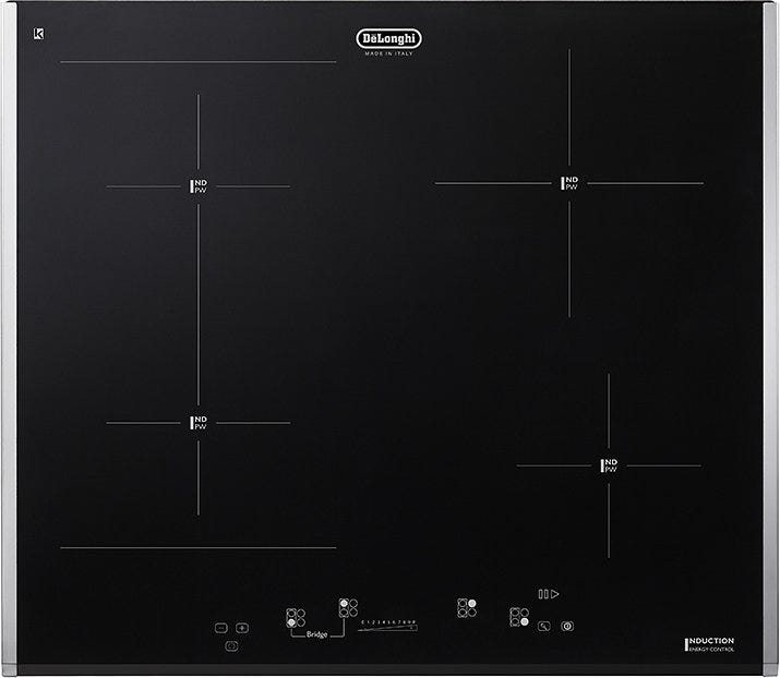 De Longhi PIN65TC Induzione Piano cottura ad induzione cm. 60 - vetroceramica nero