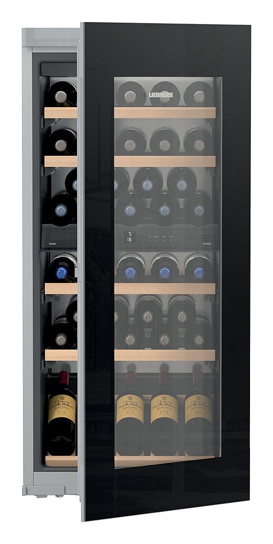 Liebherr EWTgb 2383 Vinidor Cantina vino da incasso cm. 60 h. 123 - 51 bottiglie - vetro nero