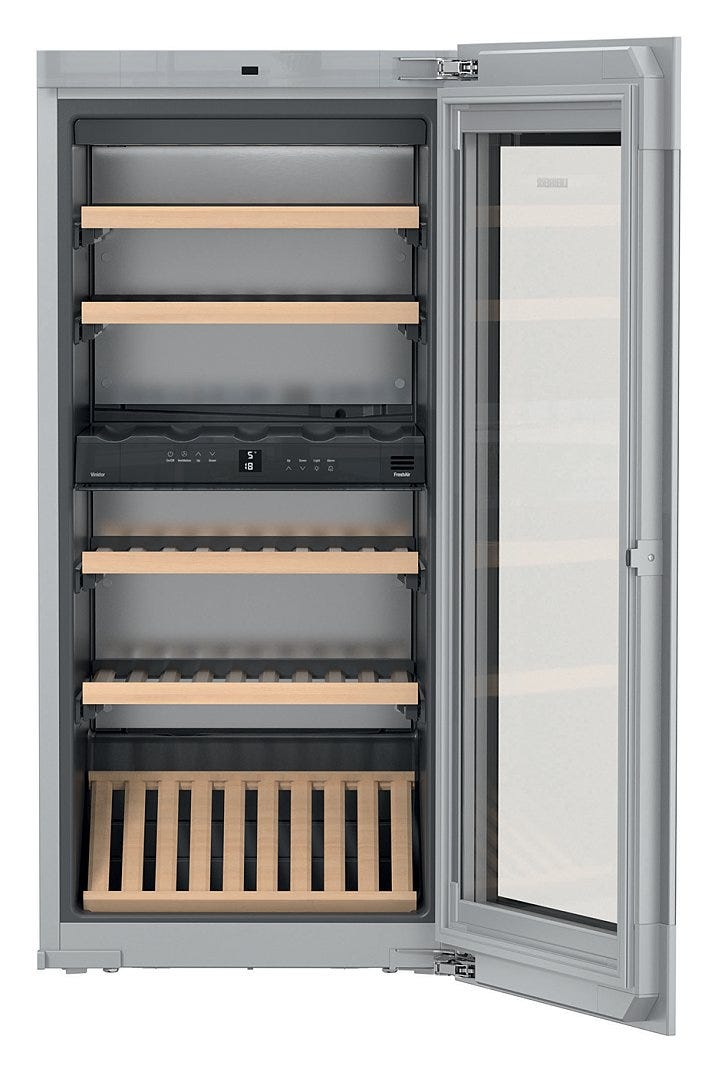 Liebherr EWTgb 2383 Vinidor Cantina vino da incasso cm. 60 h. 123 - 51 bottiglie - vetro nero
