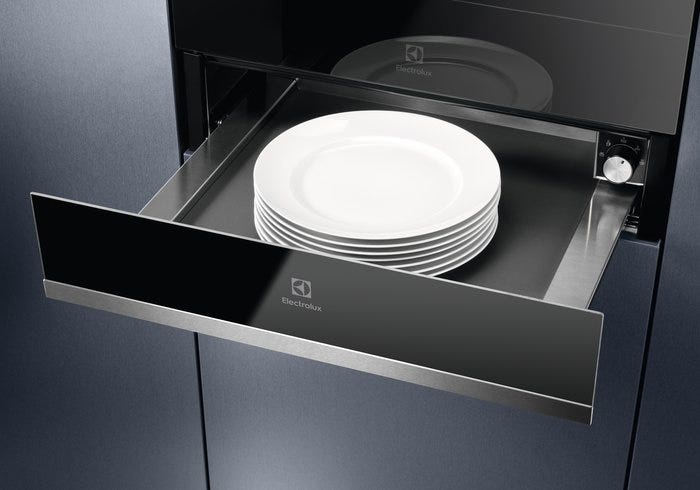 Electrolux KBS4X Cassetto portaoggetti cm. 60 h 14 - inox antimpronta - nero