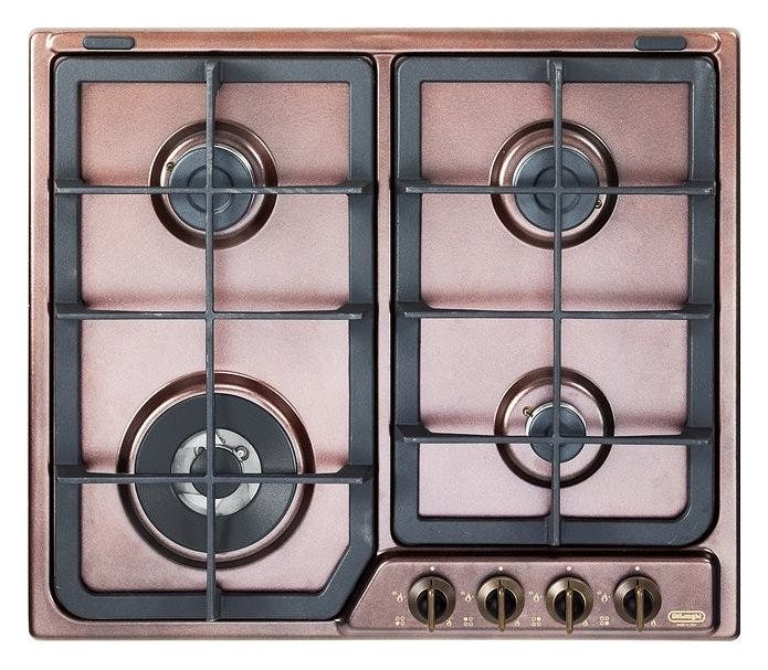 De Longhi ROF46PRO Country Piano cottura a gas cm. 60 - ramato