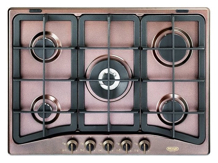 De Longhi ROF57PRO Country Piano cottura a gas cm. 70 - ramato