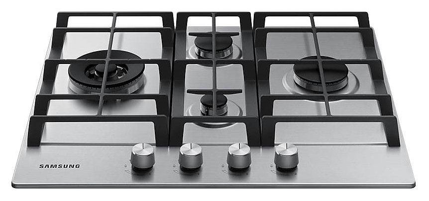 Samsung NA64H3031BS/T1 Piano cottura a gas cm. 60 - inox griglie in ghisa