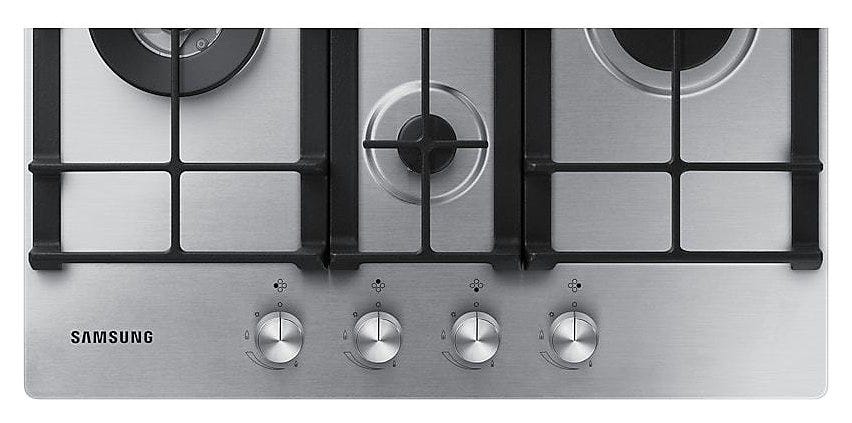 Samsung NA64H3031BS/T1 Piano cottura a gas cm. 60 - inox griglie in ghisa